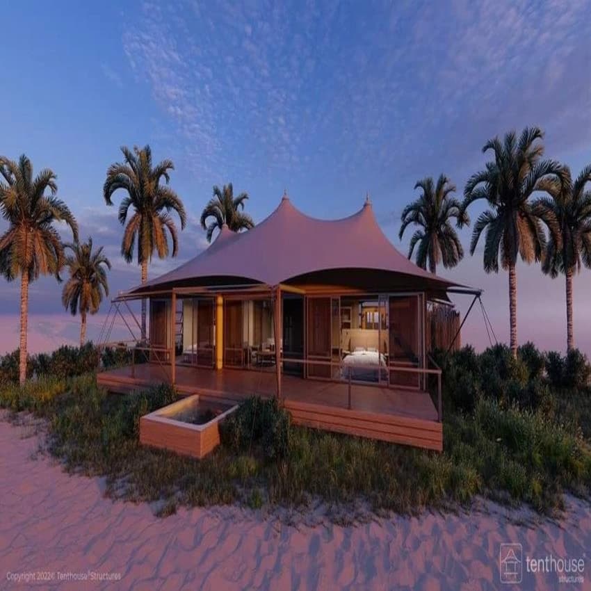 Fiber Tent House
