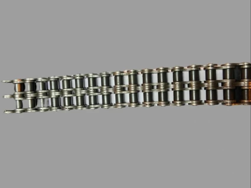 9.52mm SS Double Roller Chain, Roller Dia: 6.35 mm, Inside Width: 50mm