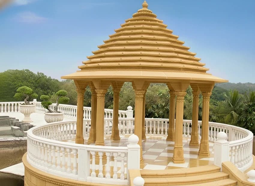 Sandstone Garden Gazebo