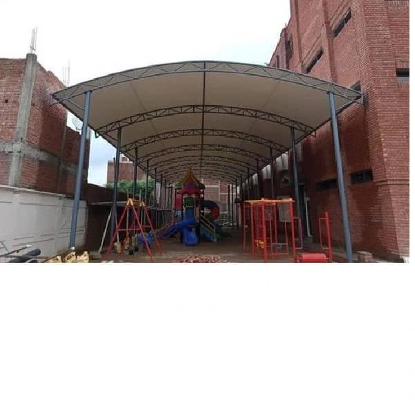 Walkway Covering Tensile Structure