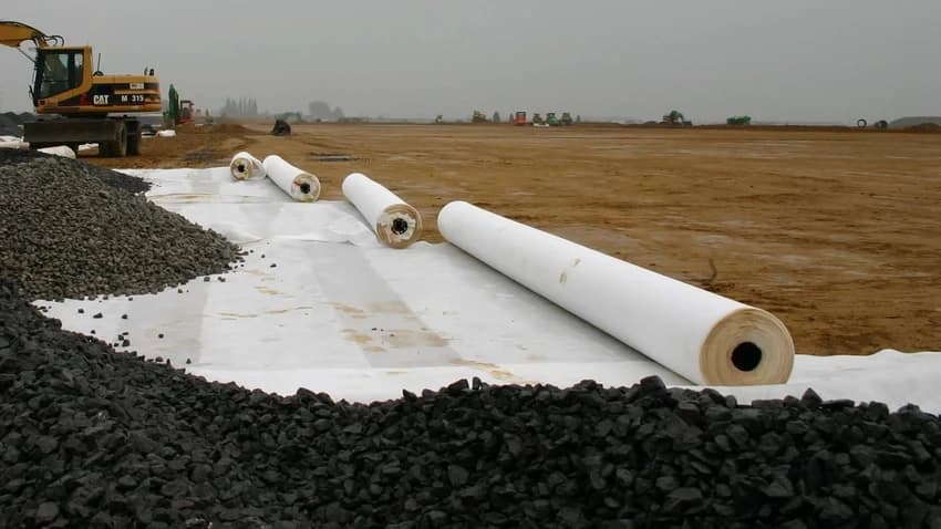 Non Woven Railways Geotextile 150 GSM