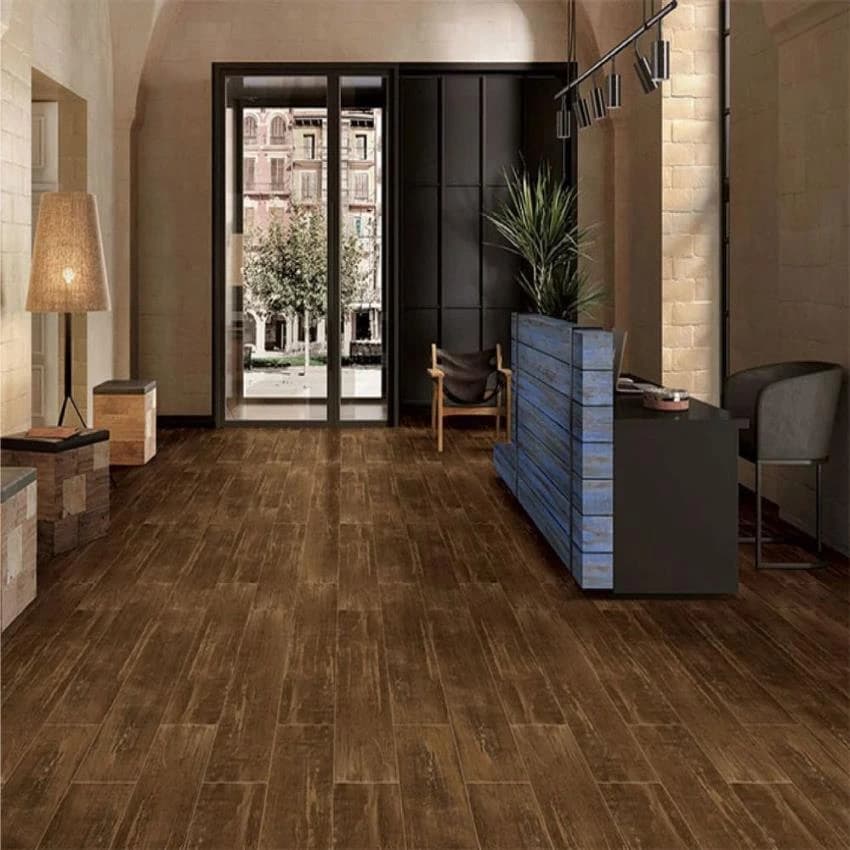 Polished Wooden Flooring Tiles, Size/Dimension: 20 * 80 In cm