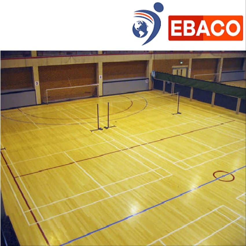 Indoor Brown Maple Badminton Flooring