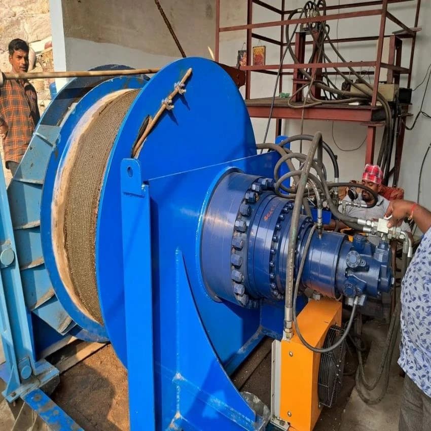 Industrial Electric Winch, For Workshop, Capacity: 30 ton
