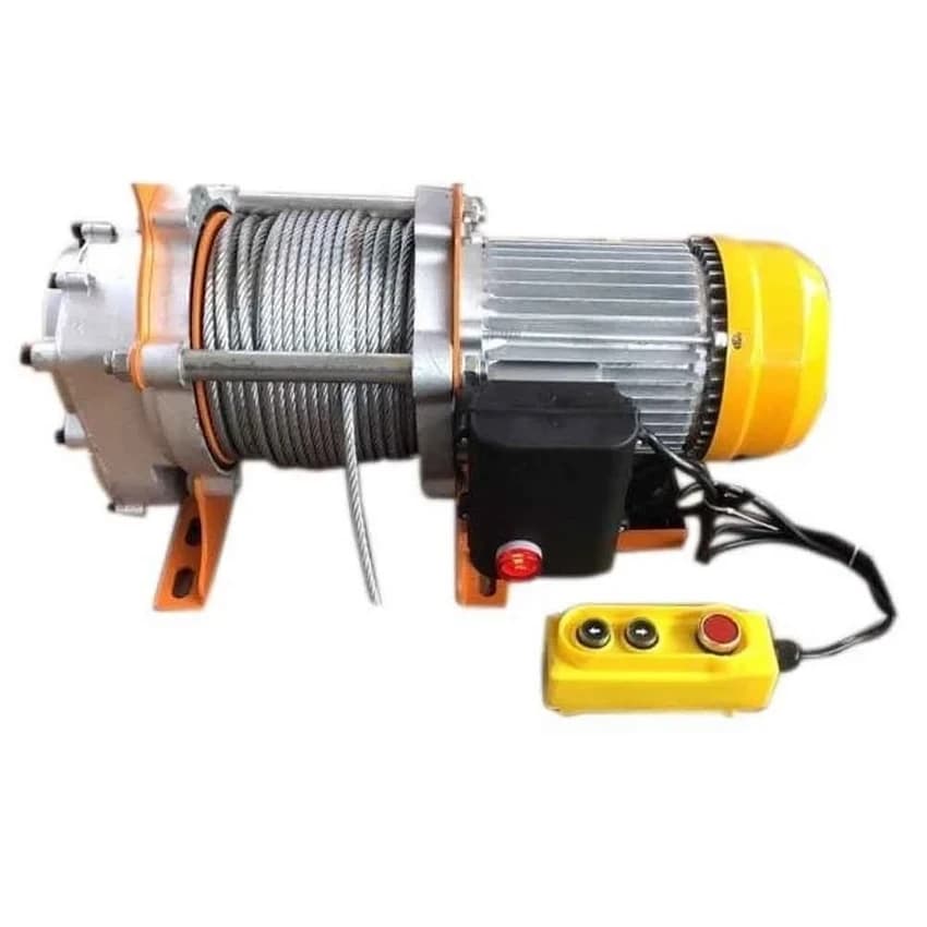 Wire Rope Electric Winch 1ton Capacity For Industrial And Construction