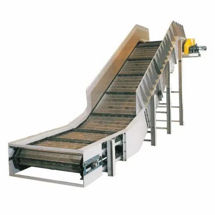 Steel Bulk Handling Conveyor, Capacity: 75 Kg Per Feet