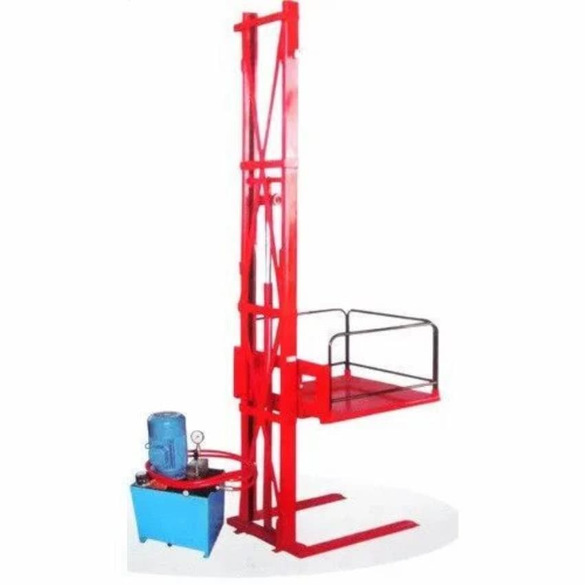 1 Ton Mild Steel Wall Mounted Hydraulic Stacker, Ac,Dc