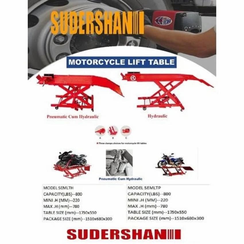 Motor Cycle Lifting Bench, Model Name/Number: Semlth