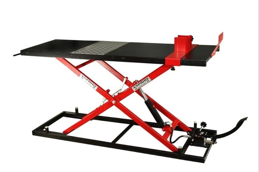 Asphire 300kg Two Wheeler Hydraulic Ramp, For Workshop