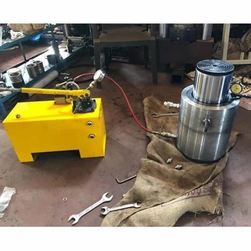VINCULUM LABS Mild Steel Hydrolic Jack With Pump 100ton, For Industrial