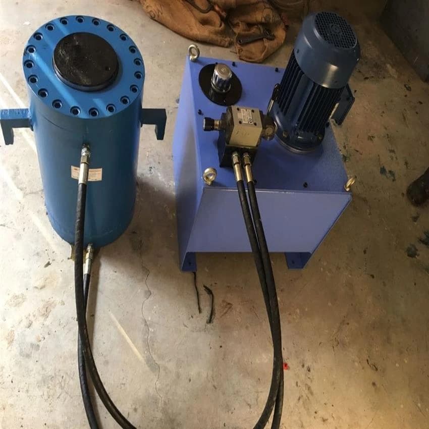 HPP Tata Blue Double Acting Hydraulic Jack for Industrial Use