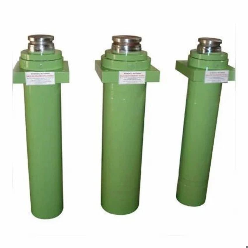Green Mild Steel Hydraulic Jack, For Industrial, Capacity: 41-100 Ton