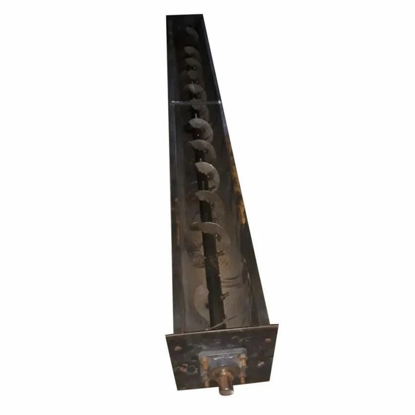 6inch Mild Steel Screw Worm Conveyor, Capacity: 2000 Kg/Hour, 415 V