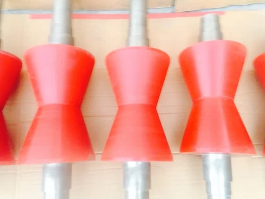 PolyRubb Red Industrial Polyurethane Rubber Rollers, For Offset Printing Machine
