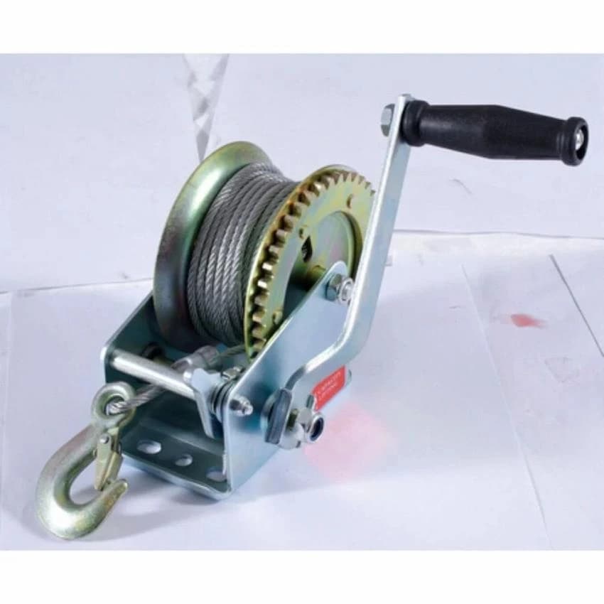 Mild Steel Manual Winch Machine, Capacity: 500 kg