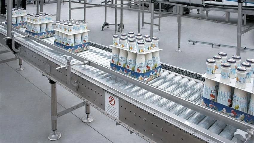 Stainless Steel Crate Conveyor System, Length: 1-10 feet