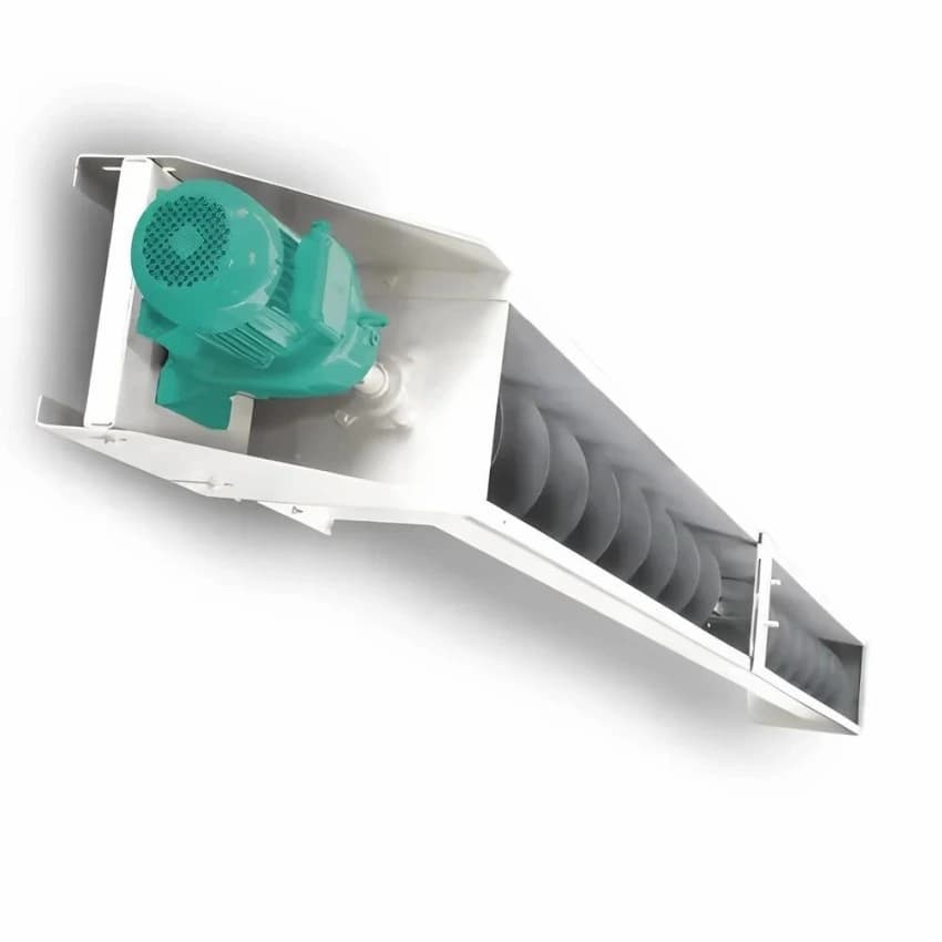 300 mm Spiral Mild Steel Screw Conveyor System, Capacity: 50 Kg, 240 V