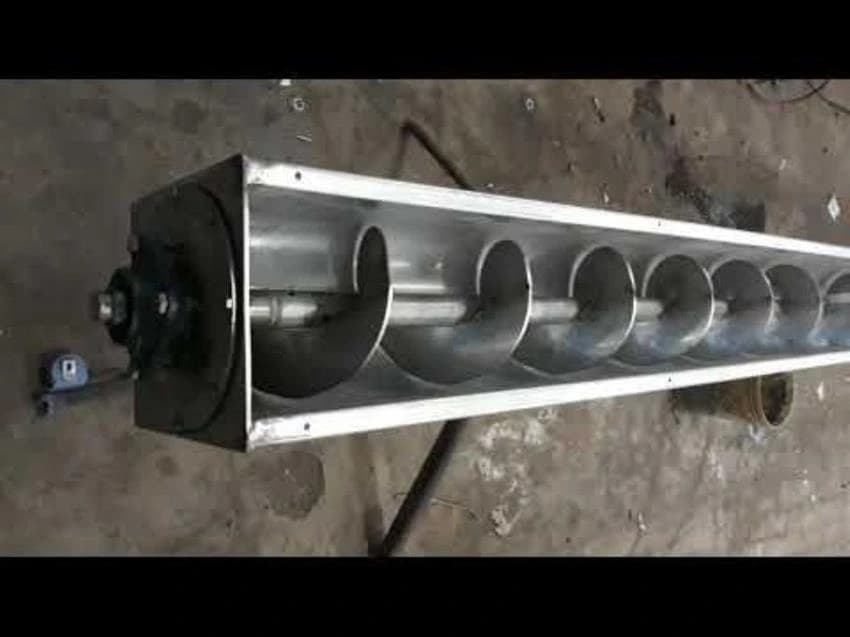 Material: Stainless Steel Hanger Bearing Screw Conveyor