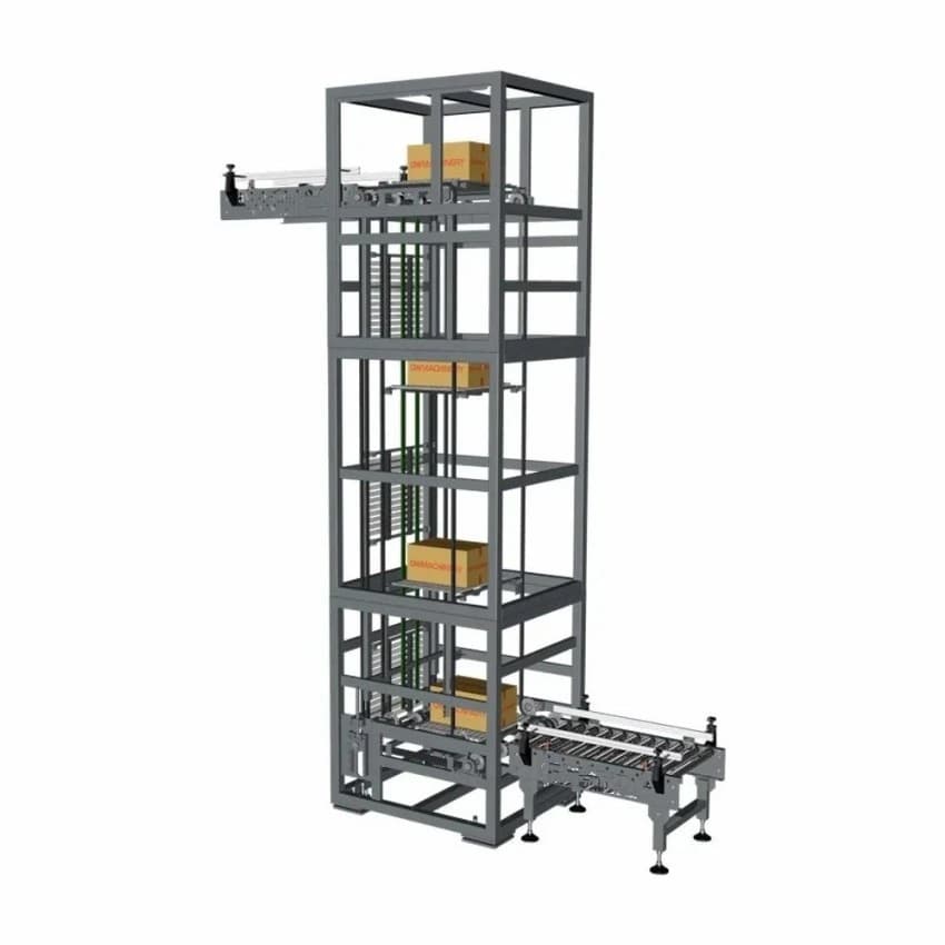 Mild Steel MS Vertical Conveyor, Capacity: 50 kg Per Feet