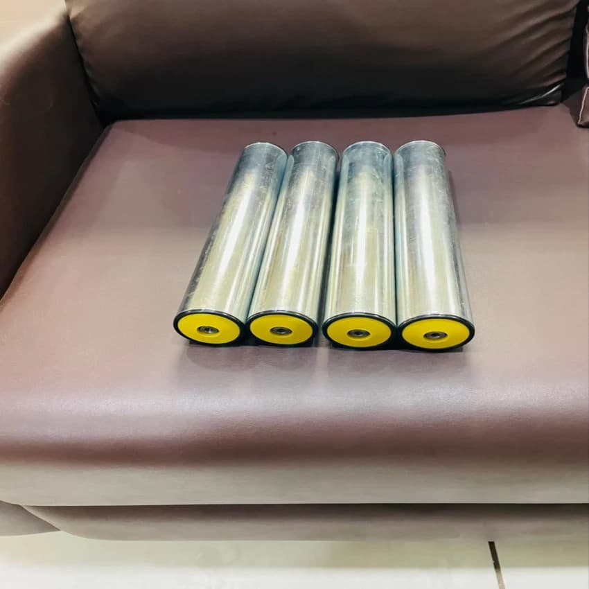 Mild Steel 5 Metre Flexible Roller Conveyor, Roller Diameter: 50mm