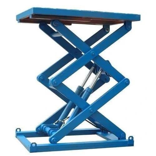 Staartechno SE449 Hydraulic Scissor Lift Table, Working Height: 10 Feet, Capacity: 0.3-0.5 Ton