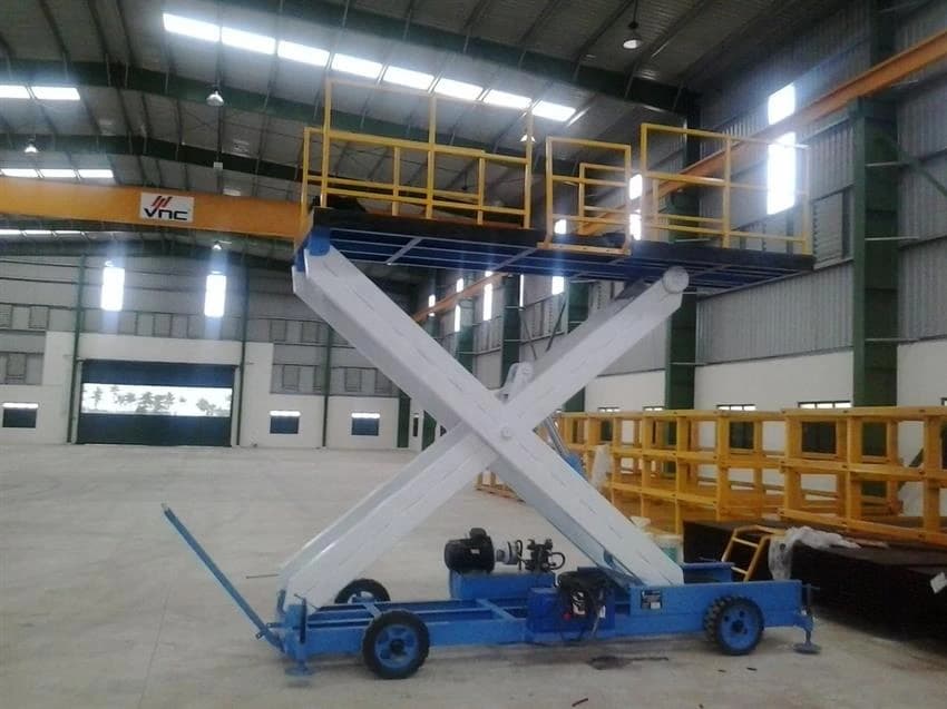 SHA Hydraulic Scissor Lift, Capacity: 3-4 ton