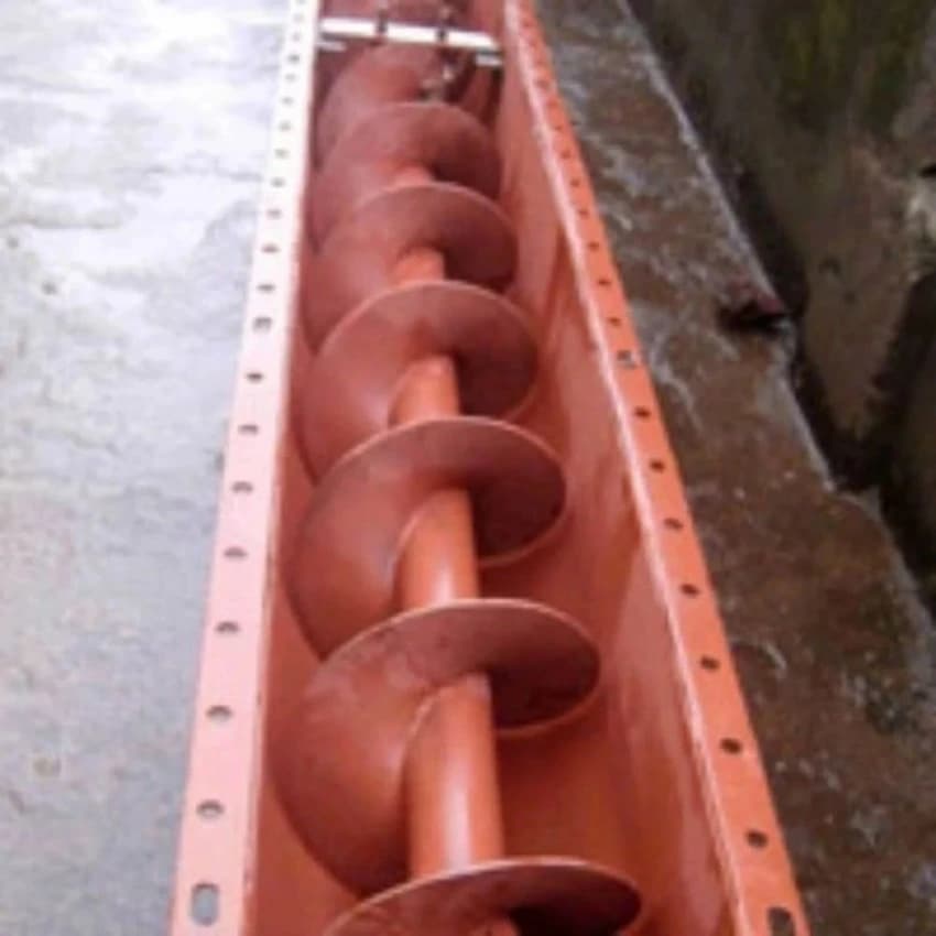 Ashton Green MILD STEEL Screw and spiral Conveyor with loose flights