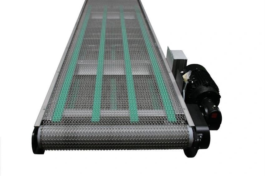 Task Stainless Steel Wire Mesh Conveyor, Material Handling Capacity: 50-100 Kg Per Feet