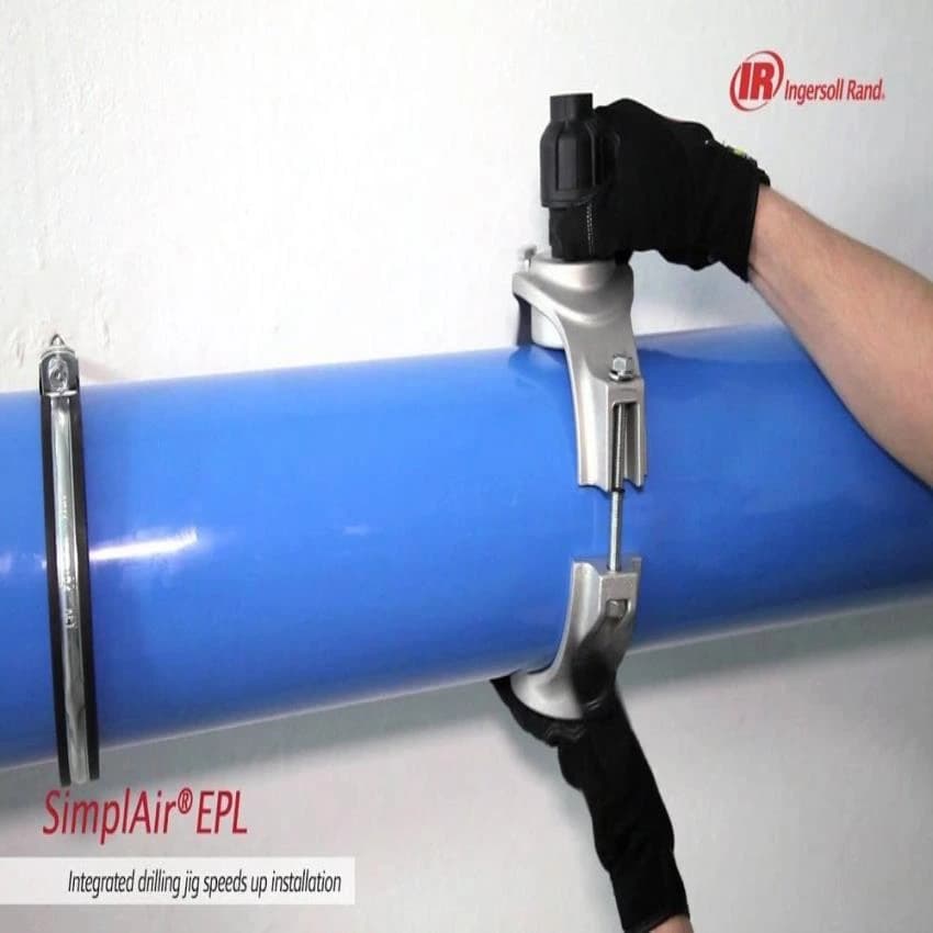 Aluminium Ingersoll Rand Simpler Air Line Modular Piping Systems, Size: 10 inch