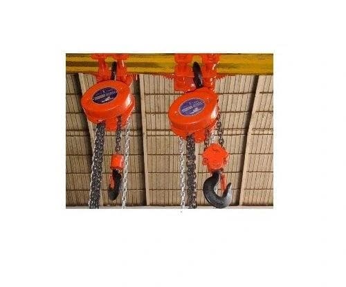 MORRIS-RS MODEL Mild Steel Morris Chain Pulley Block, For Double Beam Crane, Capacity: 1 ton