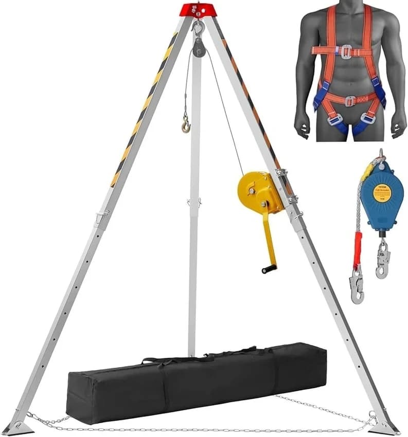 Tripod Winch For Confined Space Entry Kit