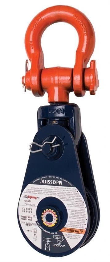 Snatch Block With Shackle