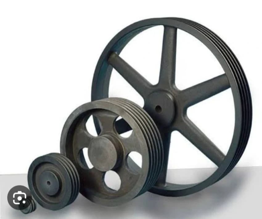 Mild Steel Cast Iron Pulley, Capacity: 2 ton