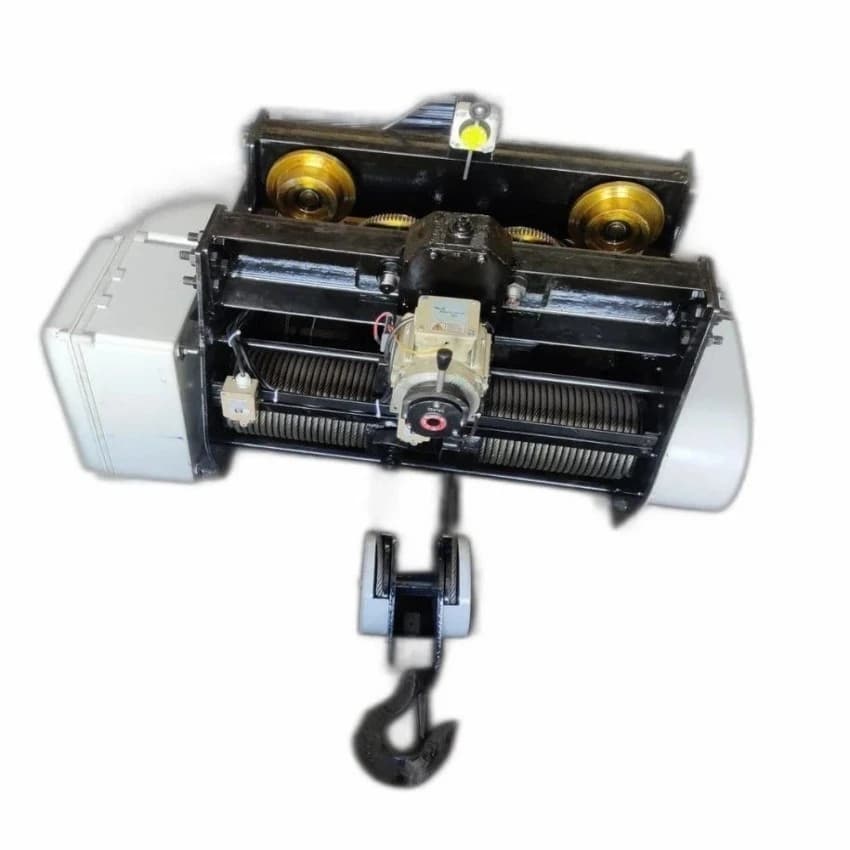 Trolley Heavy Mild Steel Crane Wire Hoist, For Industrial