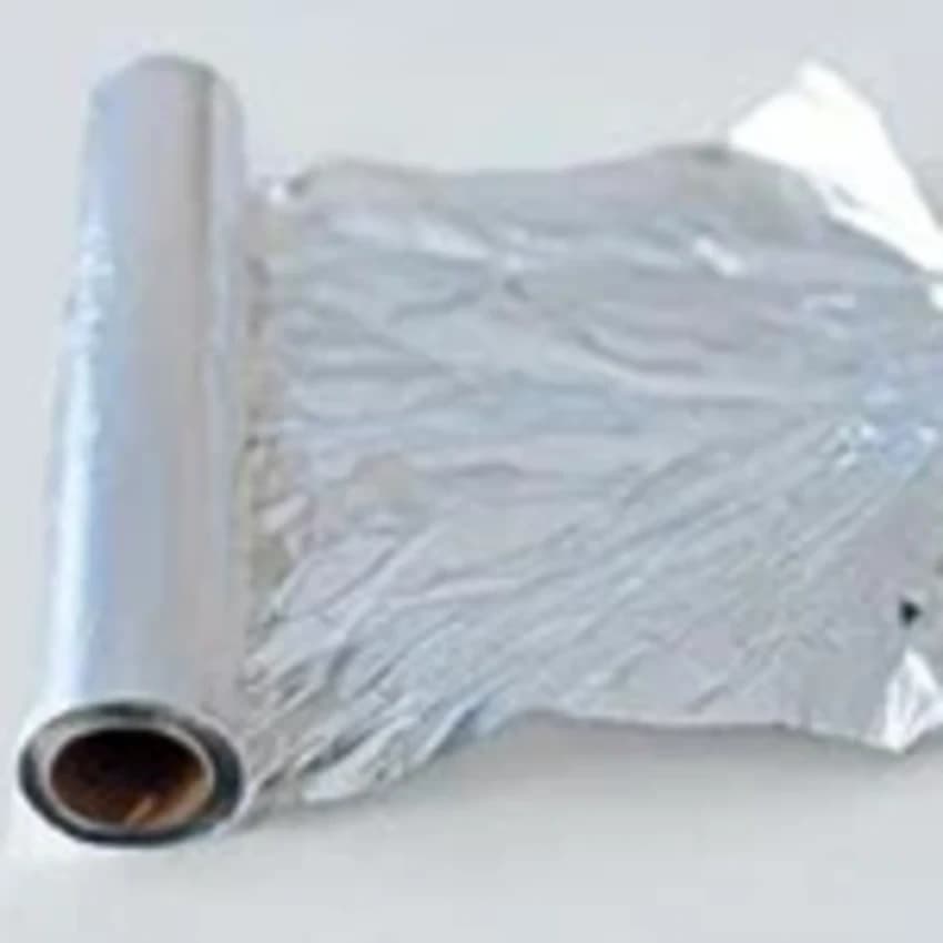 Silver Plain Aluminium Foil, 21 Meters