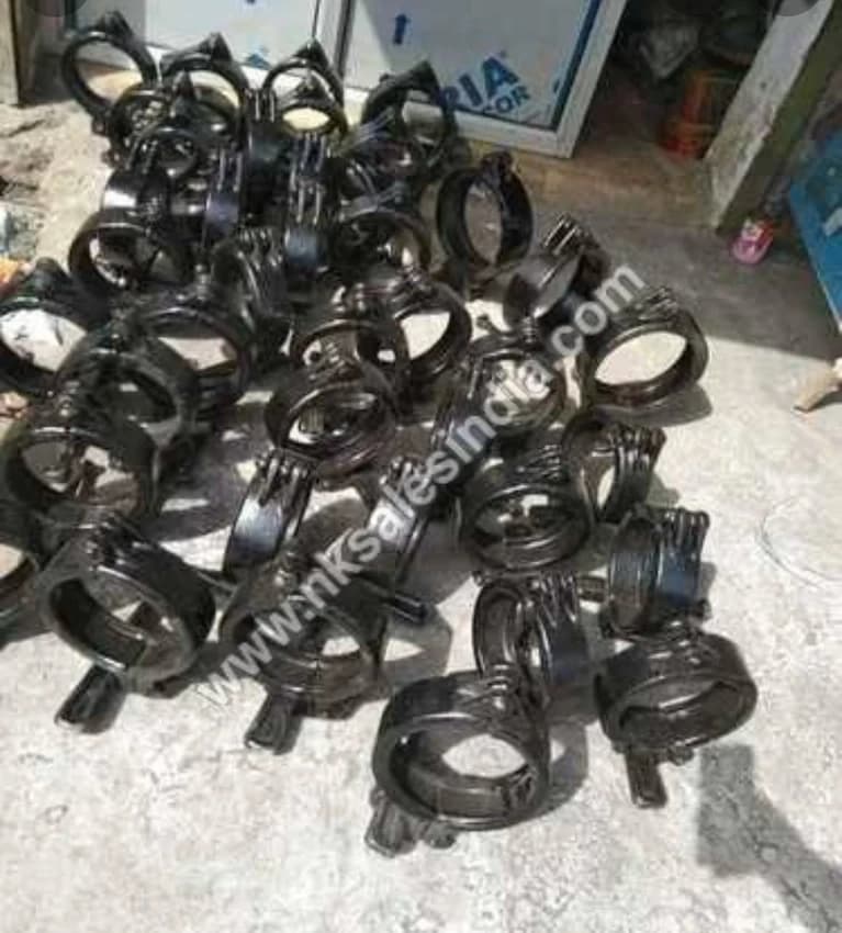 0.5 inch SS Concrete Pump Pipe Line Clamp, Light Duty