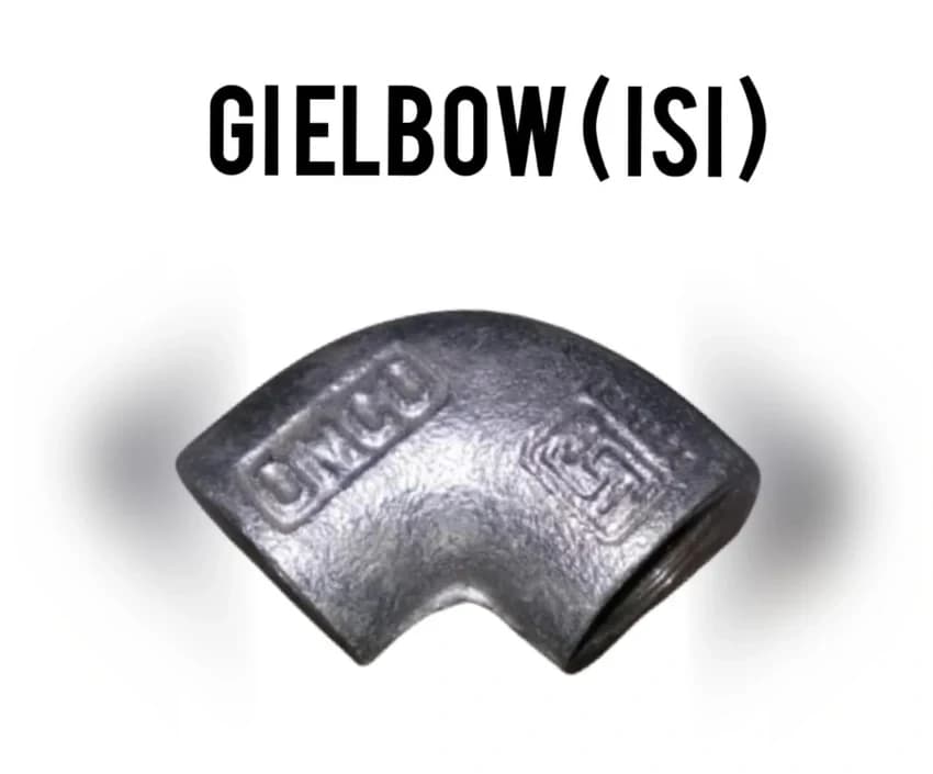 MS 90 degree 1/2"" GI Elbow, For Plumbing Pipe