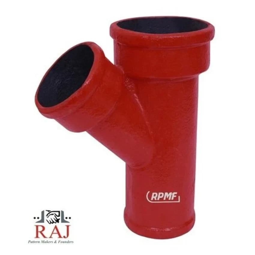RPMF Cast Iron Plain Y Tee, Application -Hydraulic Pipe