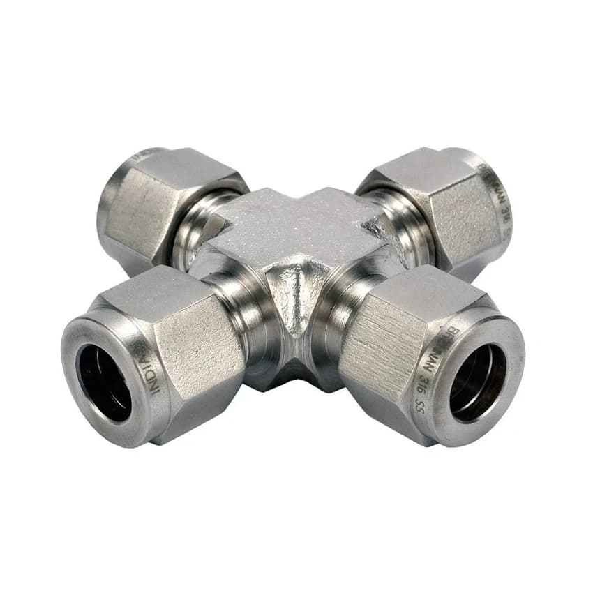Stainless Steel Union Cross, Size: 1/2"" - 2""