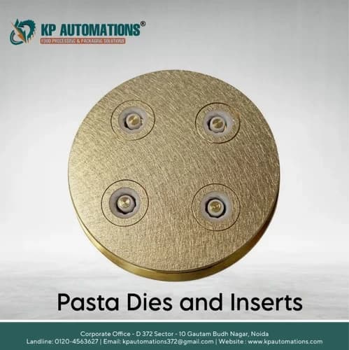 SS 304 & Bass Round Pasta Die Insert