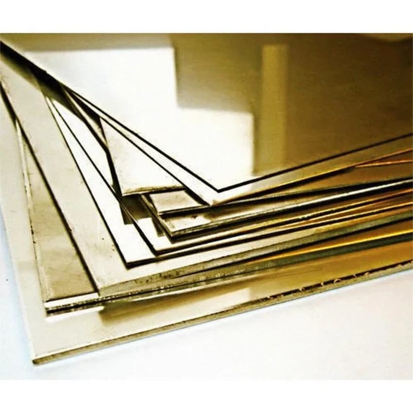 Chrome Brass Cold Rolled Sheets, Rectangle, Thickness: 50 mm