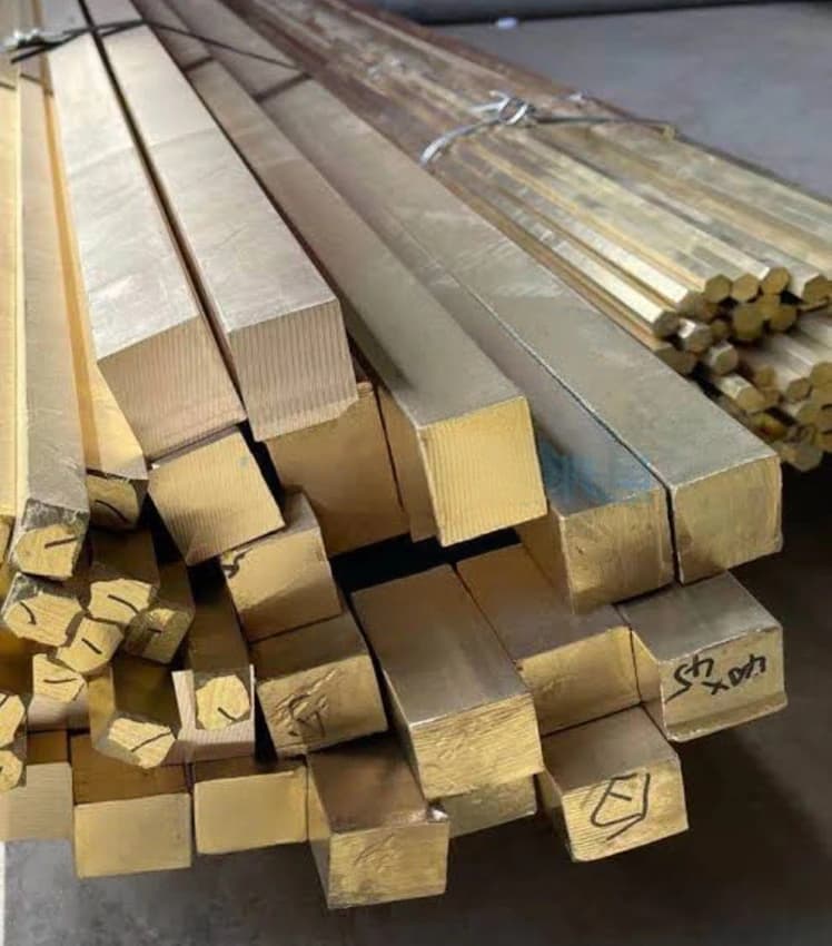 Brass Flat Bar - 12mm Thickness x 50mm Width x 3m Length (CZ121 Grade)