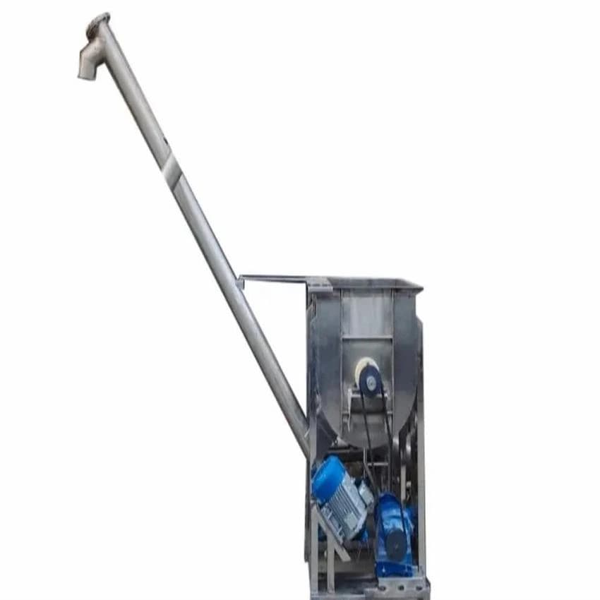 Stainless Steel Ribbon Blender Screw Conveyor, For Mixing, Capacity: 1000 Kg