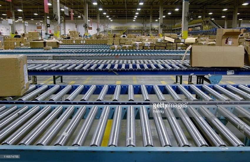 FabTech Agro Vertical Conveyors Gravity Roller Conveyor, Capacity: 1 ton/mtr