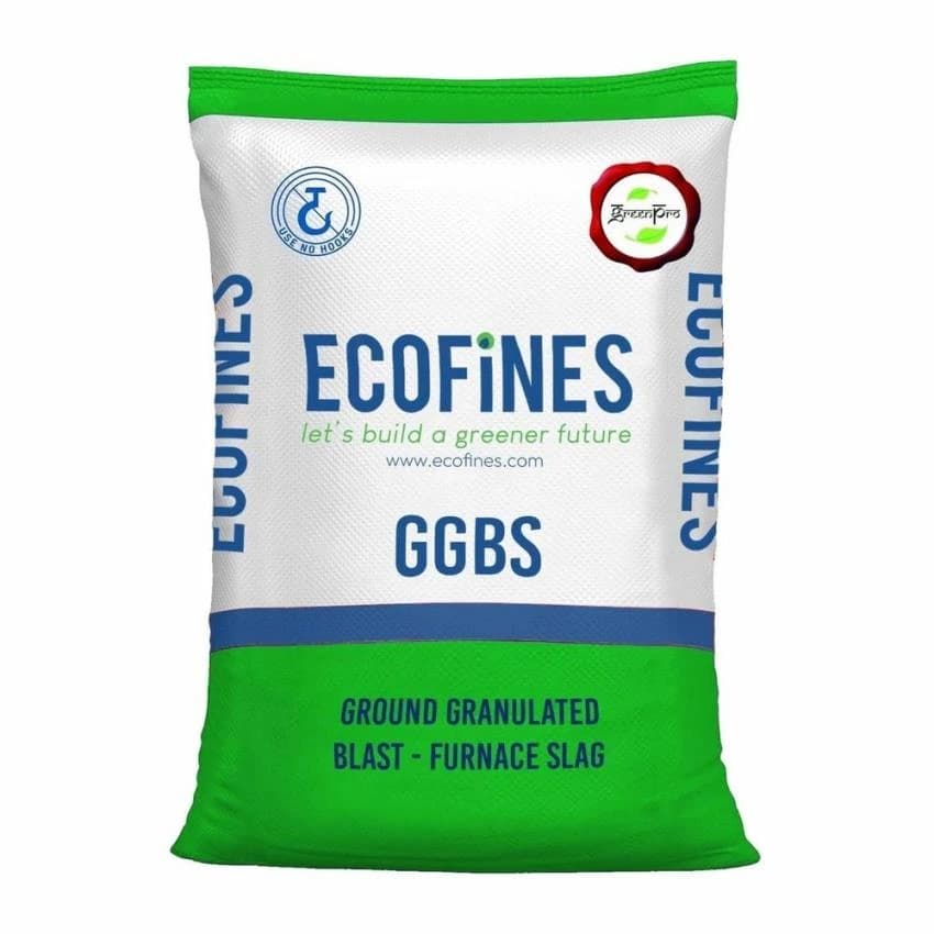 Ecofines Ground Granulated Blast Furnace Slag GGBFS, Packaging Size: 50 kg