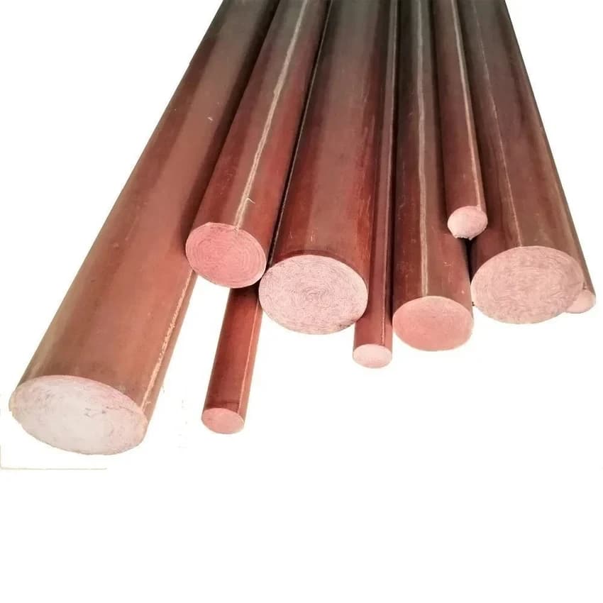 Brown Bakelite Plastic Rod