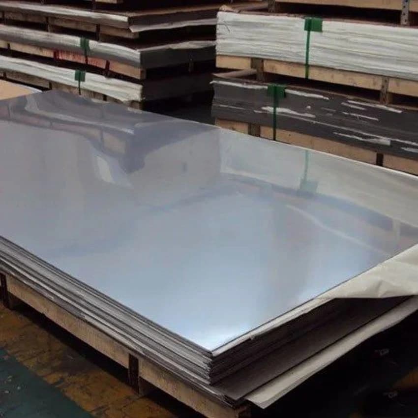 Rectangular Plate Mirror Finish Stainless Steel Sheet, Steel Grade: SS304 L, Thickness: 0.6 - 3mm