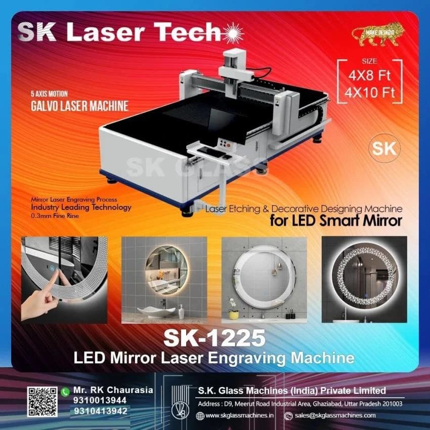 LED Mirror Laser Engraving Machine