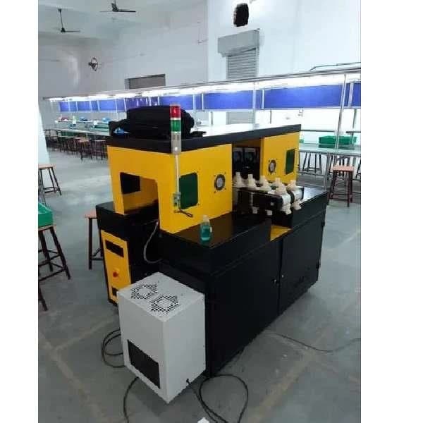 Automation Fiber Laser Marking Machine With 2 Head Conveyor System