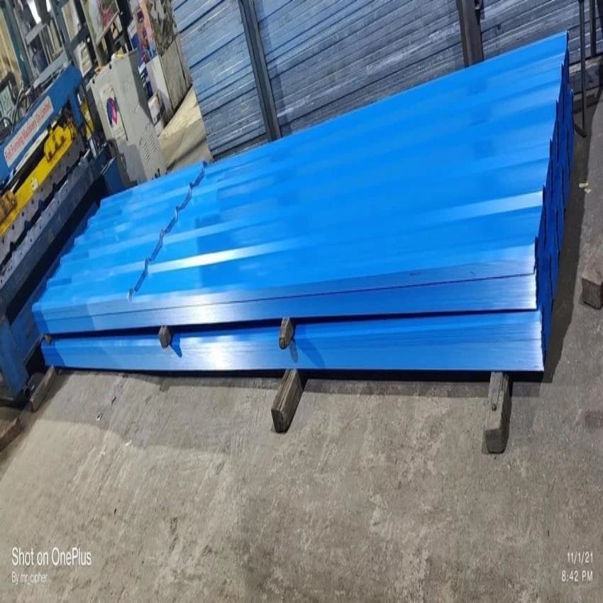 Steel Hi-Rib Warehouse Roofing Sheets, Thickness: 0.50mm